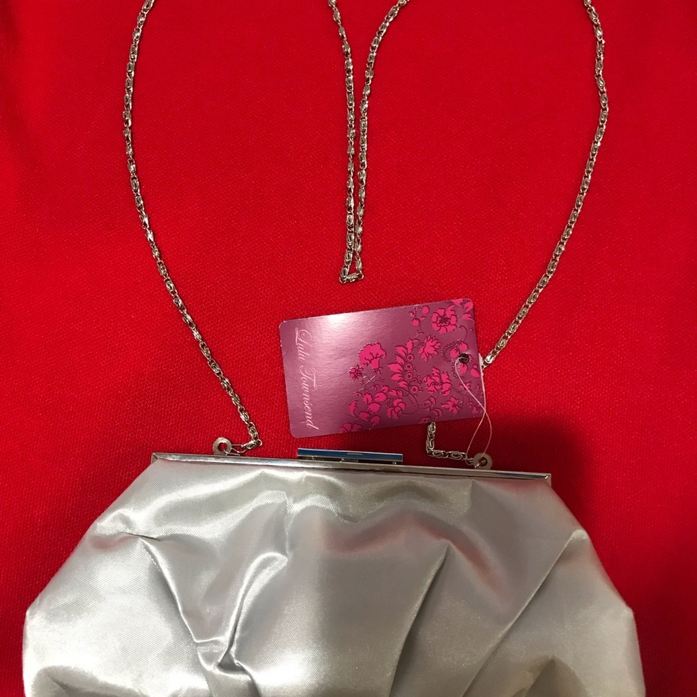 Elegant Silver Evening Clutch
